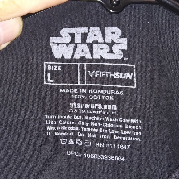 Star Wars Mandalorian Baby Yoda This Is The Way T-Shirt Black Size Youth Large - Picture 3 of 6